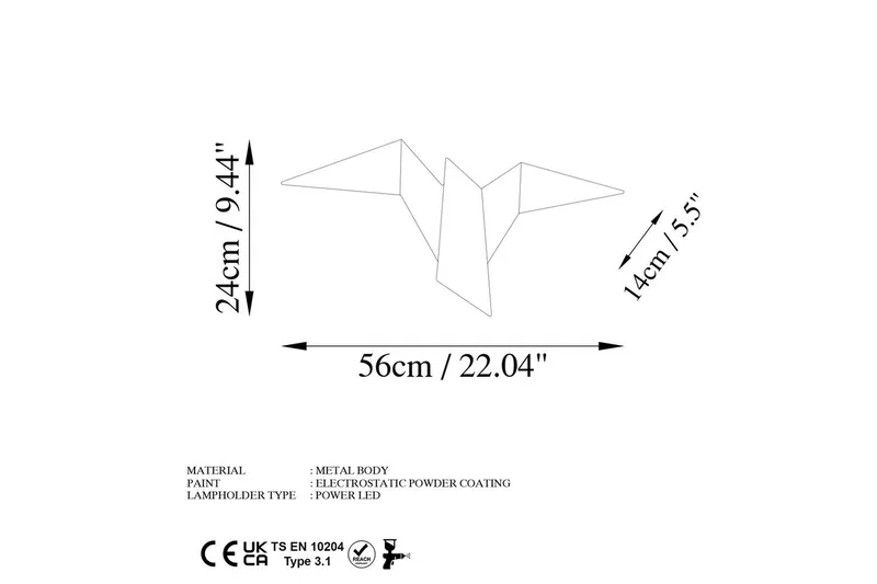 Væglampe Kivo Sort - Sort - Belysning - Lamper & indendørsbelysning - Væglampe