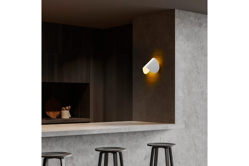 Væglampe Koeia Krom - Hvid - Belysning - Lamper & indendørsbelysning - Væglampe