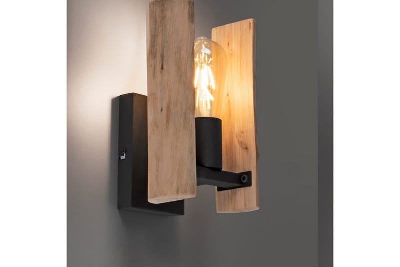 Væglampe Log - 15x25x17 cm - Belysning - Lamper & indendørsbelysning - Væglampe