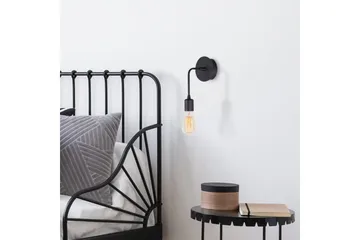 Væglampe Lysar Sort - Sort - Belysning - Lamper & indendørsbelysning - Væglampe