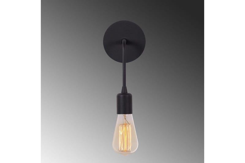 Væglampe Lysar Sort - Sort - Belysning - Lamper & indendørsbelysning - Væglampe