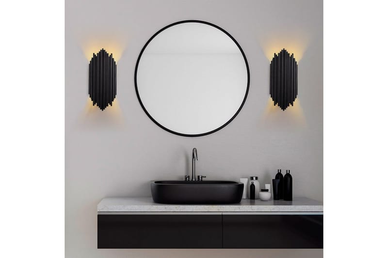 Væglampe Mahima Sort - Sort - Belysning - Lamper & indendørsbelysning - Væglampe