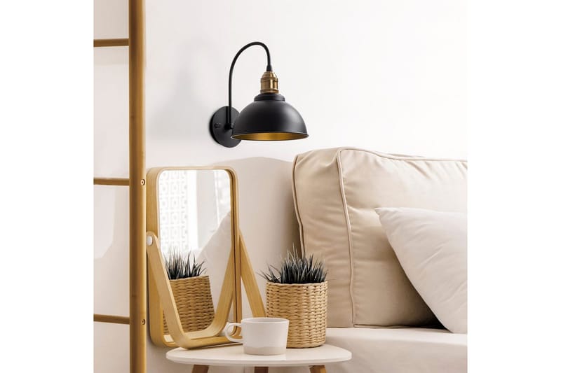 Væglampe Masatsune Sort / Antik - Sort / Antik - Belysning - Lamper & indendørsbelysning - Væglampe