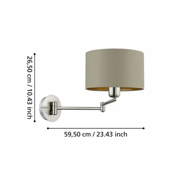 Væglampe Maserlo - 23 cm - Belysning - Lamper & indendørsbelysning - Væglampe - Vægarmatur