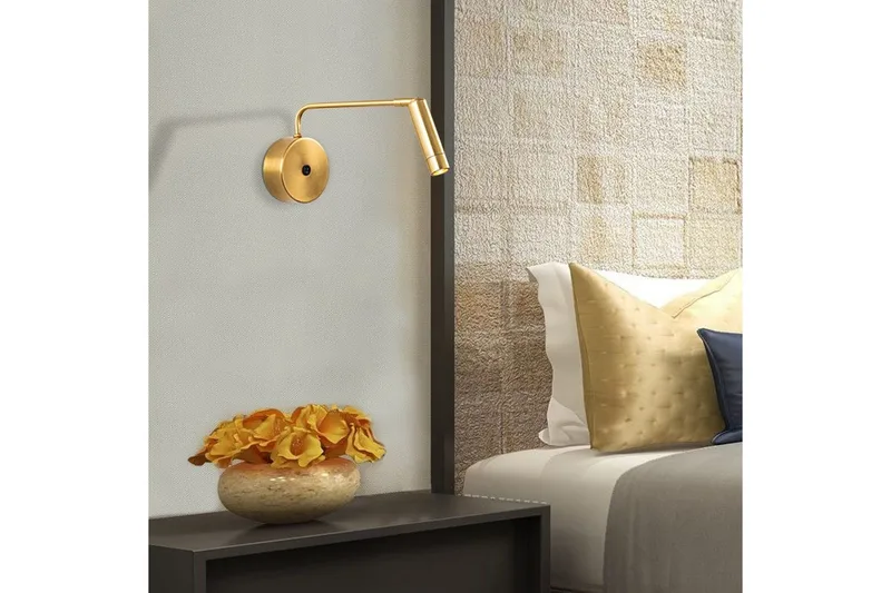 Væglampe Matsuchi Gul / Sort - Sort/Gul - Belysning - Lamper & indendørsbelysning - Væglampe