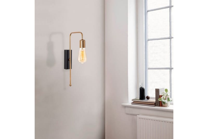 Væglampe Mo Rany / Sort - Guld/Sort - Belysning - Lamper & indendørsbelysning - Væglampe