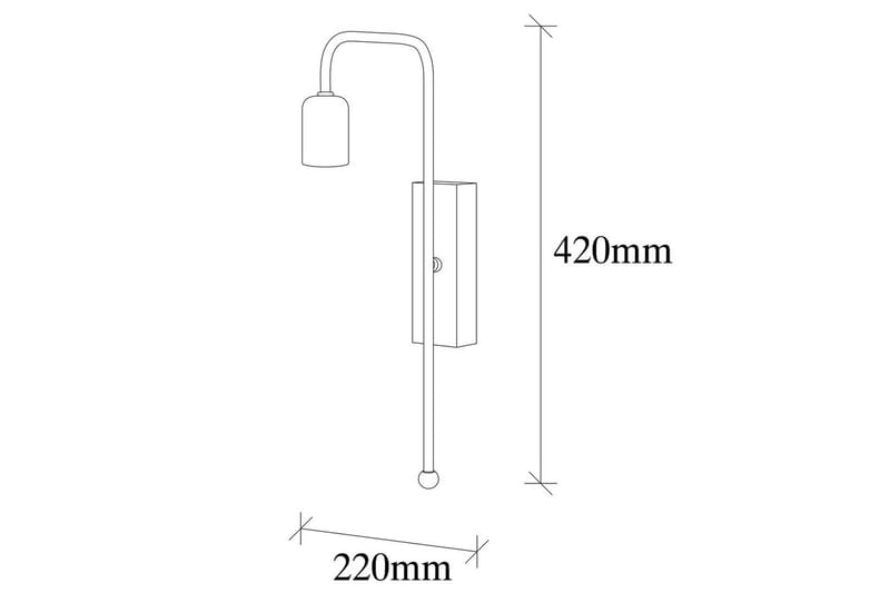 Væglampe Mo Rany / Sort - Guld/Sort - Belysning - Lamper & indendørsbelysning - Væglampe