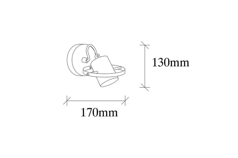 Væglampe Munel Vintage - Kobber - Belysning - Lamper & indendørsbelysning - Væglampe