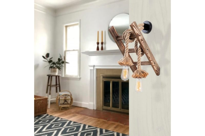 Væglampe Niraa Træ - Natur - Belysning - Lamper & indendørsbelysning - Væglampe