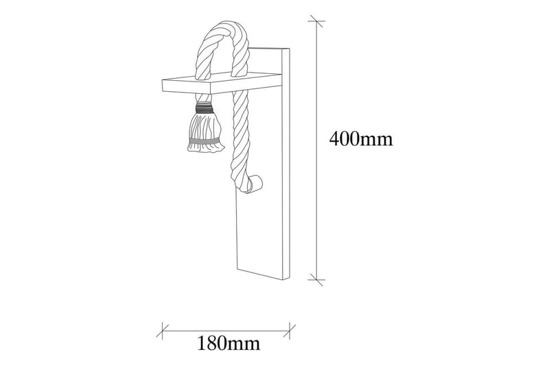 Væglampe Nirae Træ - Natur - Belysning - Lamper & indendørsbelysning - Væglampe
