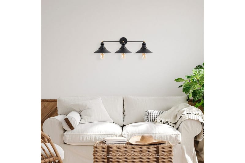 Væglampe Nolen Sort / Antik - Sort/Antracit - Belysning - Lamper & indendørsbelysning - Væglampe