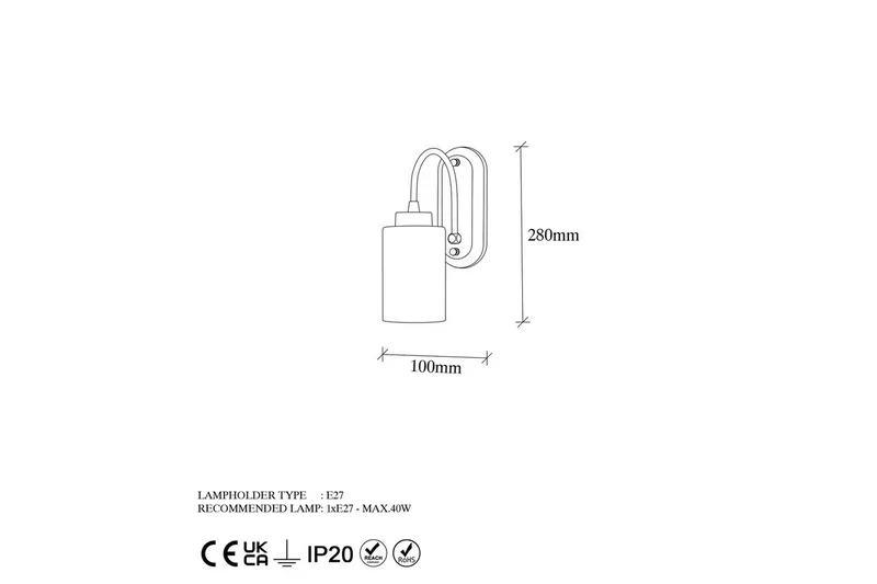 Væglampe Noran Rany - Guld - Belysning - Lamper & indendørsbelysning - Væglampe