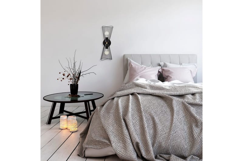 Væglampe Novin Sort - Sort - Belysning - Lamper & indendørsbelysning - Væglampe