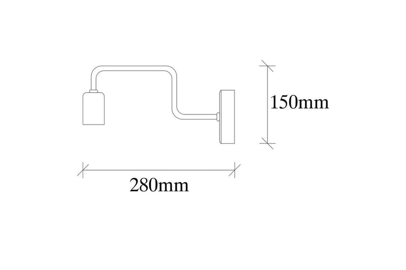 Væglampe Nymera sort - Sort - Belysning - Lamper & indendørsbelysning - Væglampe