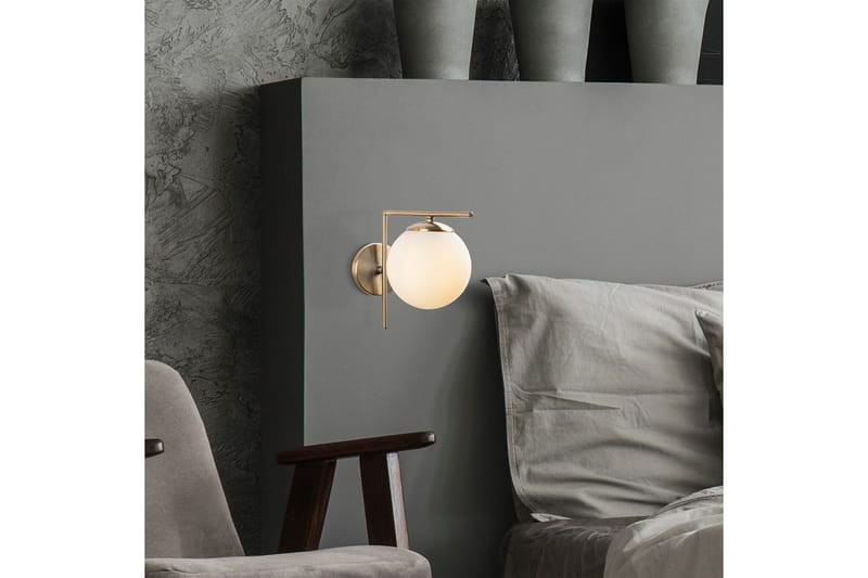 Væglampe Olan Antik Hvid - Hvid - Belysning - Lamper & indendørsbelysning - Væglampe