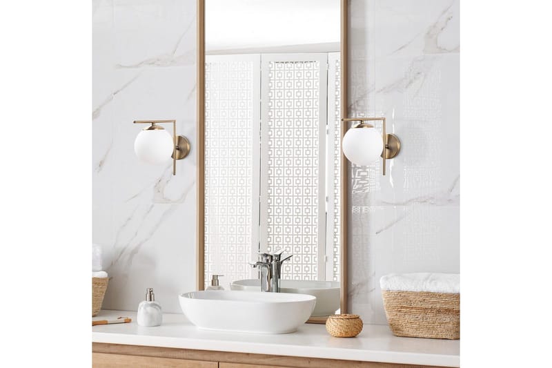 Væglampe Olan Antik Hvid - Hvid - Belysning - Lamper & indendørsbelysning - Væglampe