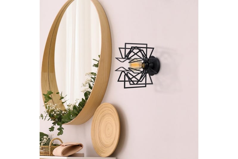 Væglampe Quira Sort - Sort - Belysning - Lamper & indendørsbelysning - Væglampe