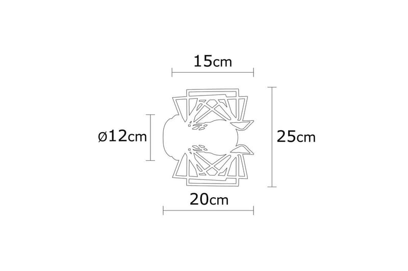 Væglampe Quira Sort - Sort - Belysning - Lamper & indendørsbelysning - Væglampe