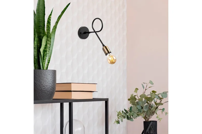 Væglampe Ranju Sort / Antik - Bronze/Sort - Belysning - Lamper & indendørsbelysning - Væglampe