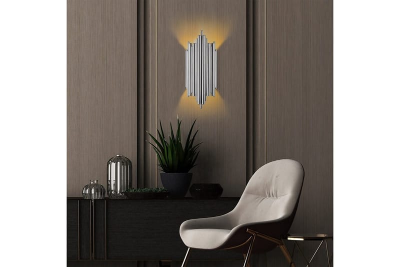 Væglampe Raoji Krom - Krom - Belysning - Lamper & indendørsbelysning - Væglampe