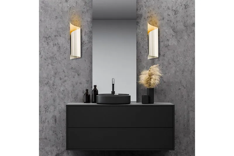 Væglampe Rate 12 Creme - Cremevhid - Belysning - Lamper & indendørsbelysning - Væglampe