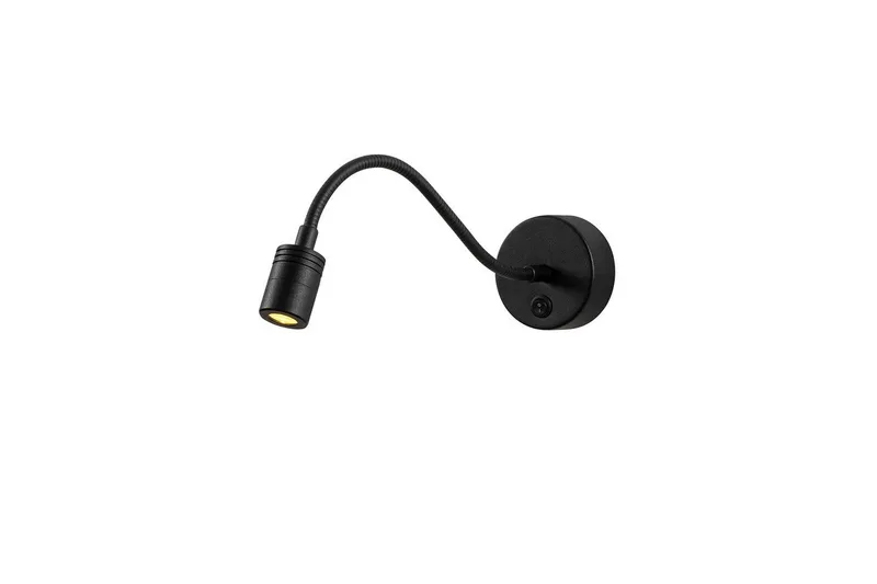 Væglampe Reading Sort, Sort