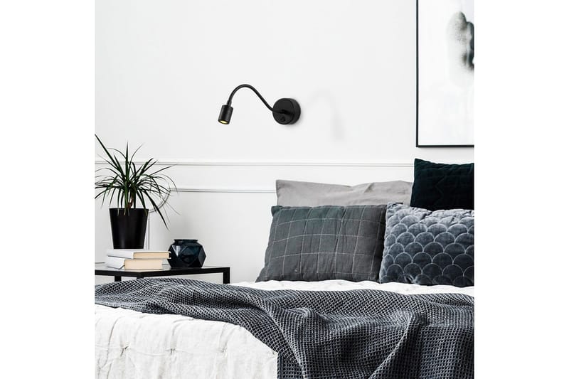 Væglampe Reading Sort - Sort - Belysning - Lamper & indendørsbelysning - Væglampe - Vægarmatur