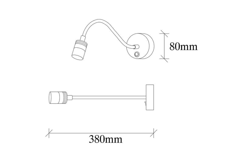 Væglampe Reading Vintage Rany - Vintage Rany - Belysning - Lamper & indendørsbelysning - Væglampe - Vægarmatur