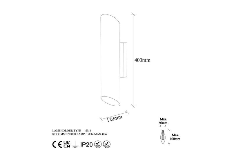 Væglampe Sød Sort / Rany - Guld/Sort - Belysning - Lamper & indendørsbelysning - Væglampe