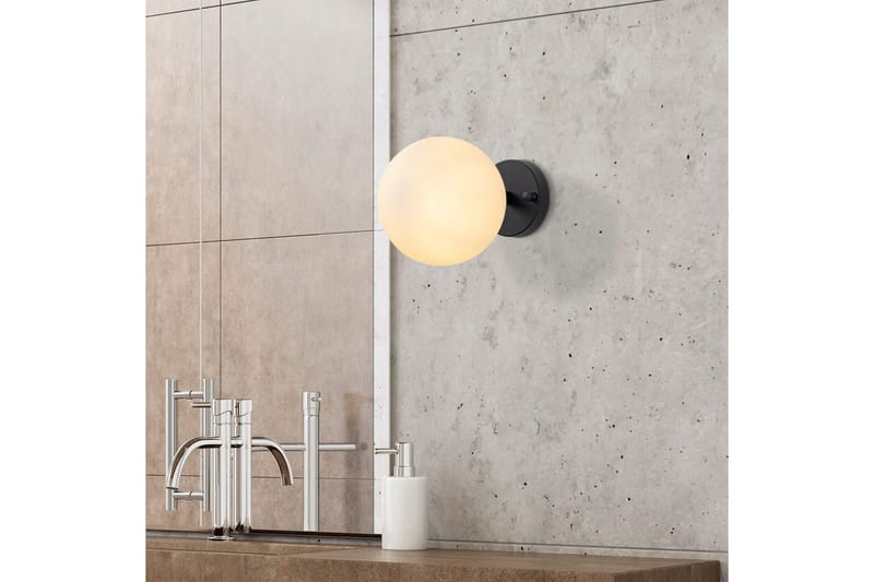 Væglampe Sone Sort / Creme - Sort / Creme - Belysning - Lamper & indendørsbelysning - Væglampe