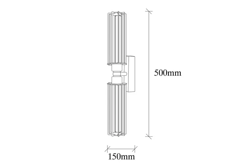 Væglampe Sourab Shine Black / Rany - Guld/Sort - Belysning - Lamper & indendørsbelysning - Væglampe