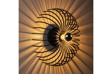 Væglampe Subbersta Sort - Diameter: 12 cm - Belysning - Lamper & indendørsbelysning - Væglampe