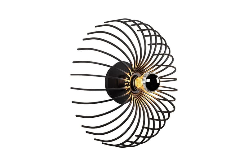 Væglampe Subbersta Sort - Diameter: 12 cm - Belysning - Lamper & indendørsbelysning - Væglampe