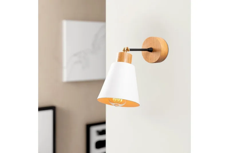 Væglampe Sudalwani Hvid - Hvid - Belysning - Lamper & indendørsbelysning - Væglampe