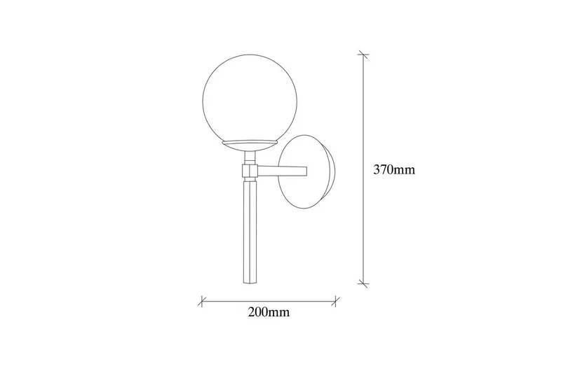 Væglampe Sudasalle Sort / Hvid - Sort/Hvid - Belysning - Lamper & indendørsbelysning - Væglampe