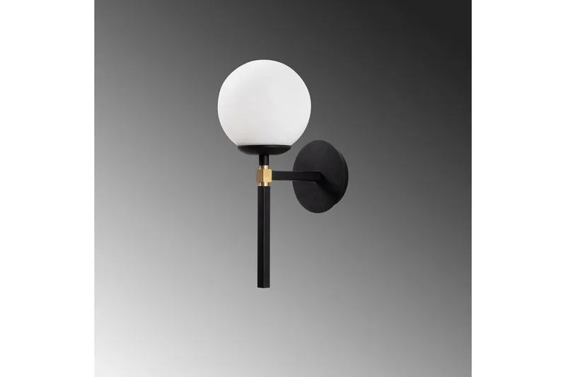Væglampe Sudasalle Sort / Hvid - Sort/Hvid - Belysning - Lamper & indendørsbelysning - Væglampe