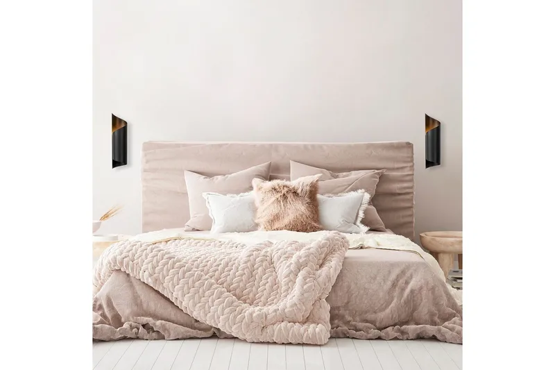 Væglampe Sugana Fira Sort - Sort - Belysning - Lamper & indendørsbelysning - Væglampe