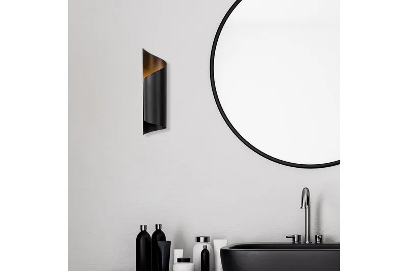 Væglampe Sugana Fira Sort - Sort - Belysning - Lamper & indendørsbelysning - Væglampe