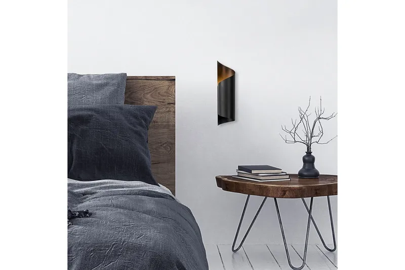 Væglampe Sugana Fira Sort - Sort - Belysning - Lamper & indendørsbelysning - Væglampe