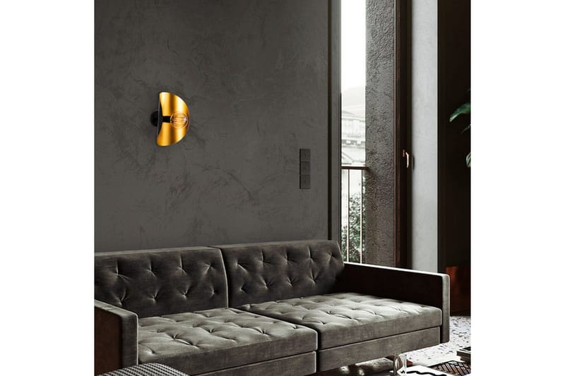 Væglampe Sugana Giada Sort / Rany - Guld/Sort - Belysning - Lamper & indendørsbelysning - Væglampe