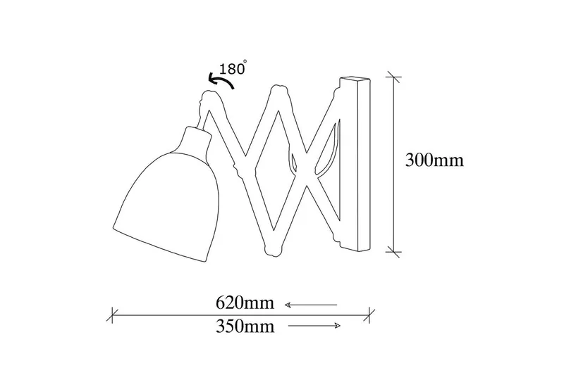 Væglampe Sugana Lyra Sort / Vintage - Beige/Sort - Belysning - Lamper & indendørsbelysning - Væglampe