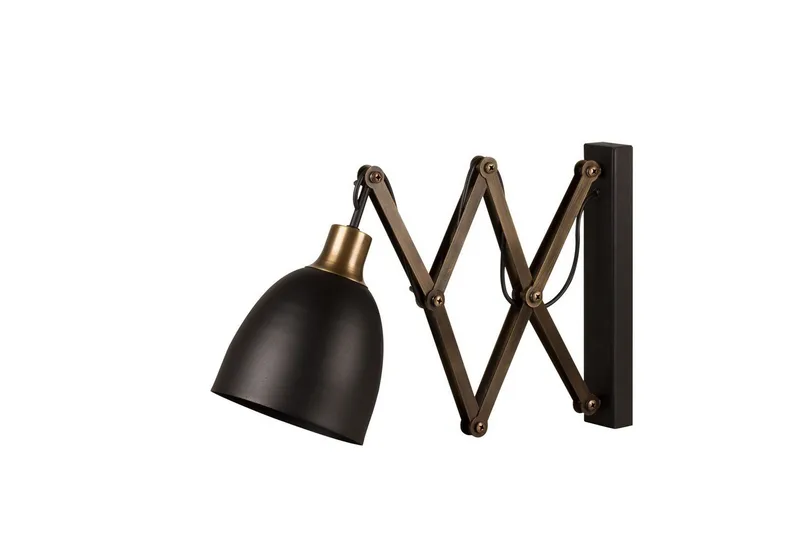 Væglampe Sugana Lyra Sort / Vintage - Beige/Sort - Belysning - Lamper & indendørsbelysning - Væglampe