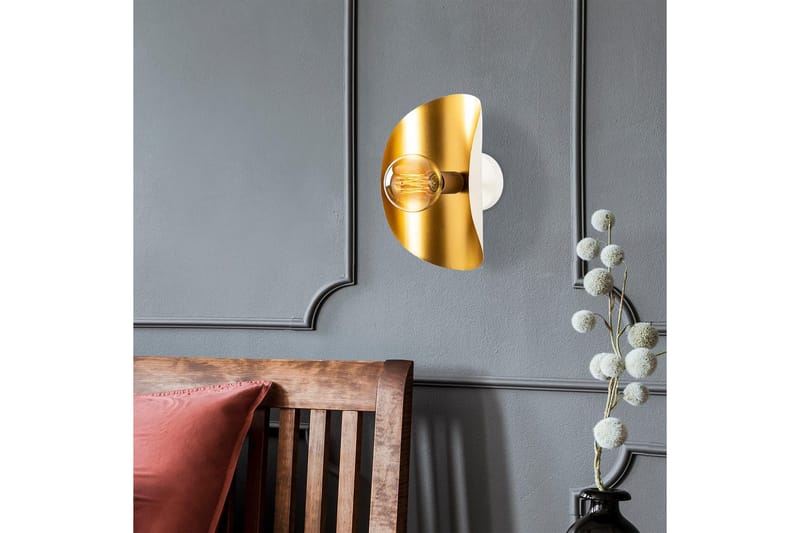 Væglampe Sugana Vira Hvid / Rany - Guld/Hvid - Belysning - Lamper & indendørsbelysning - Væglampe