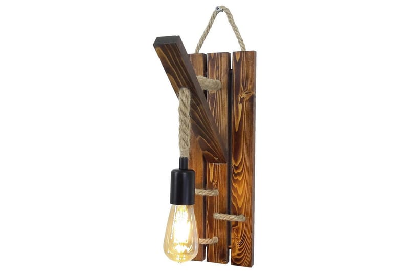 Væglampe Teyra træ - Brun - Belysning - Lamper & indendørsbelysning - Væglampe