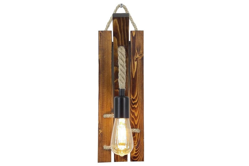 Væglampe Teyra træ - Brun - Belysning - Lamper & indendørsbelysning - Væglampe