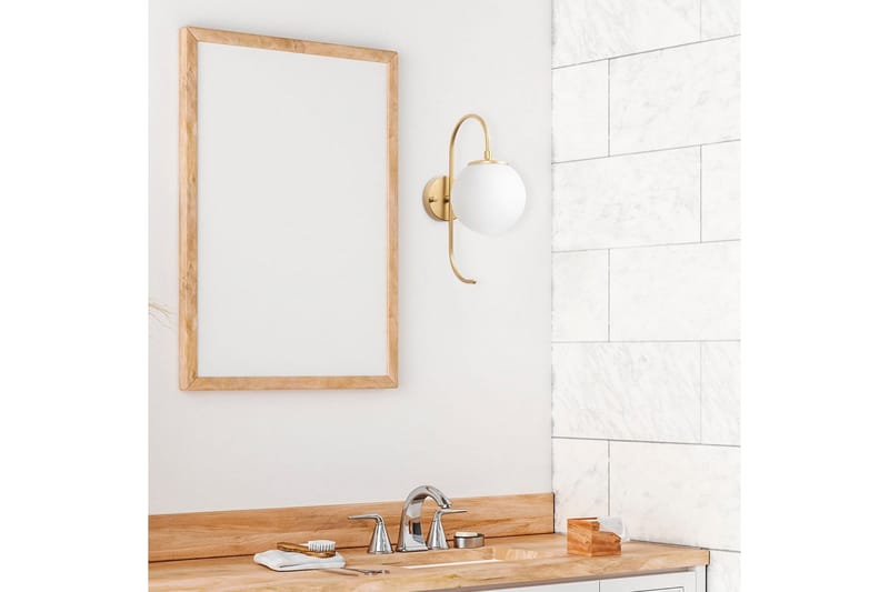 Væglampe Thalara Skinnende guld - Skinnende guld - Belysning - Lamper & indendørsbelysning - Væglampe