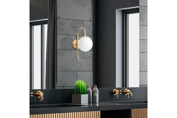 Væglampe Thalara Skinnende guld - Skinnende guld - Belysning - Lamper & indendørsbelysning - Væglampe