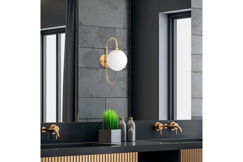 Væglampe Thalara Skinnende guld - Skinnende guld - Belysning - Lamper & indendørsbelysning - Væglampe