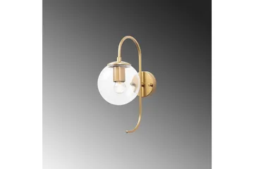 Væglampe Thalara Skinnende guld transparent - Skinnende guld transparent - Belysning - Lamper & indendørsbelysning - Væglampe