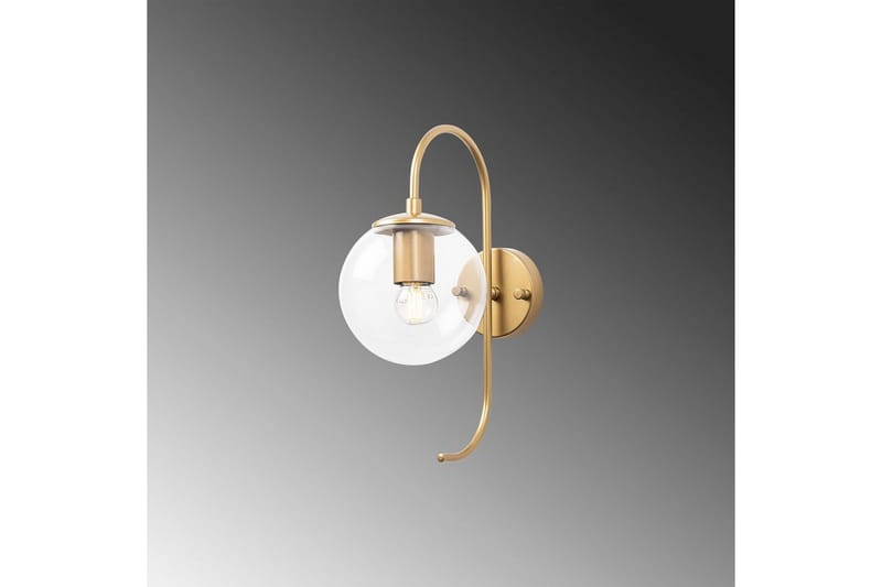 Væglampe Thalara Skinnende guld transparent - Skinnende guld transparent - Belysning - Lamper & indendørsbelysning - Væglampe